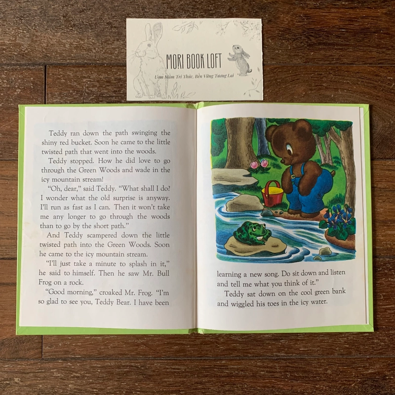 Sách tranh tiếng anh The Teddy Bear of Bumpkin Hollow, Used, Bìa cứng, minh họa cổ điển 479269