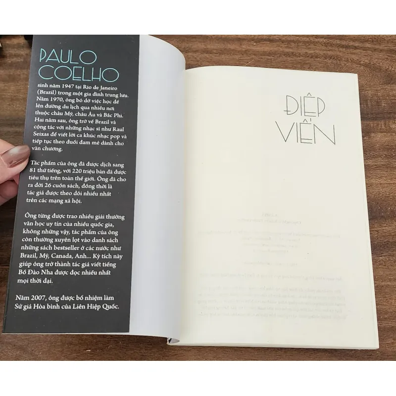 Tiểu thuyết ĐIỆP VIÊN - Paulo Coelho (178 trang) 720271