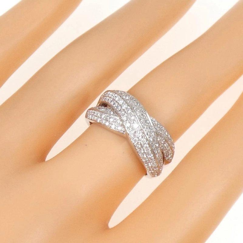 Nhẫn kim cương Pavé 750WG 0.76CT - Hàng hiệu Chính hãng 855698