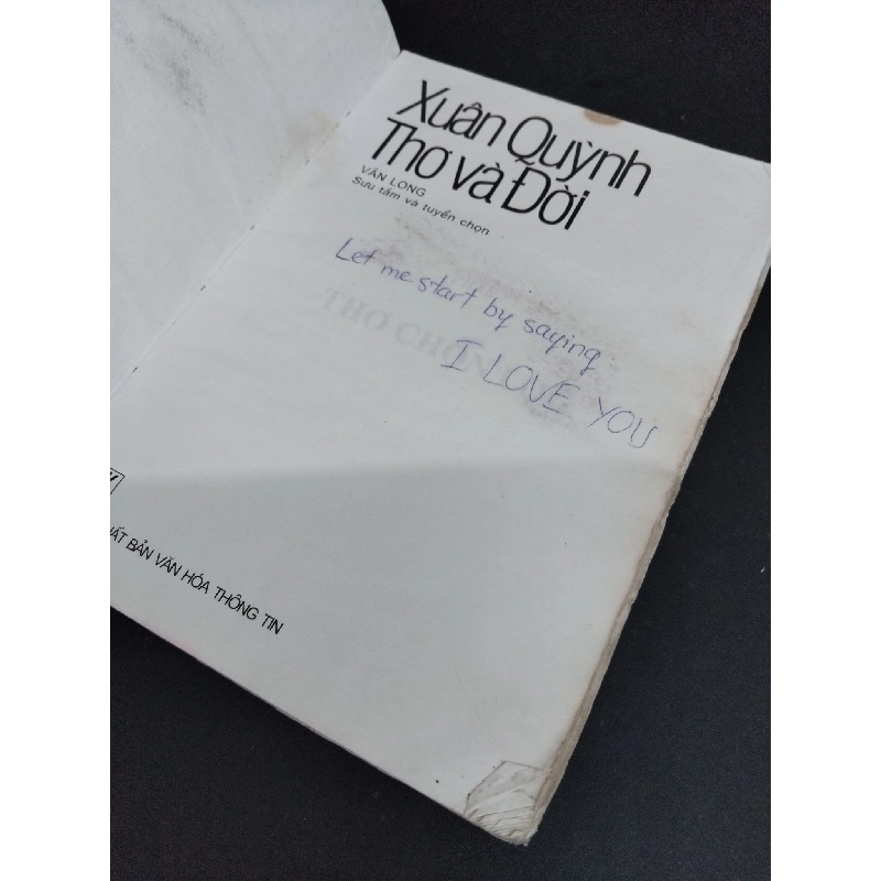 Xuân Quỳnh Thơ và đời mới 70% tróc gáy ố 2004 HCM0612 Vân Long VĂN HỌC 918263