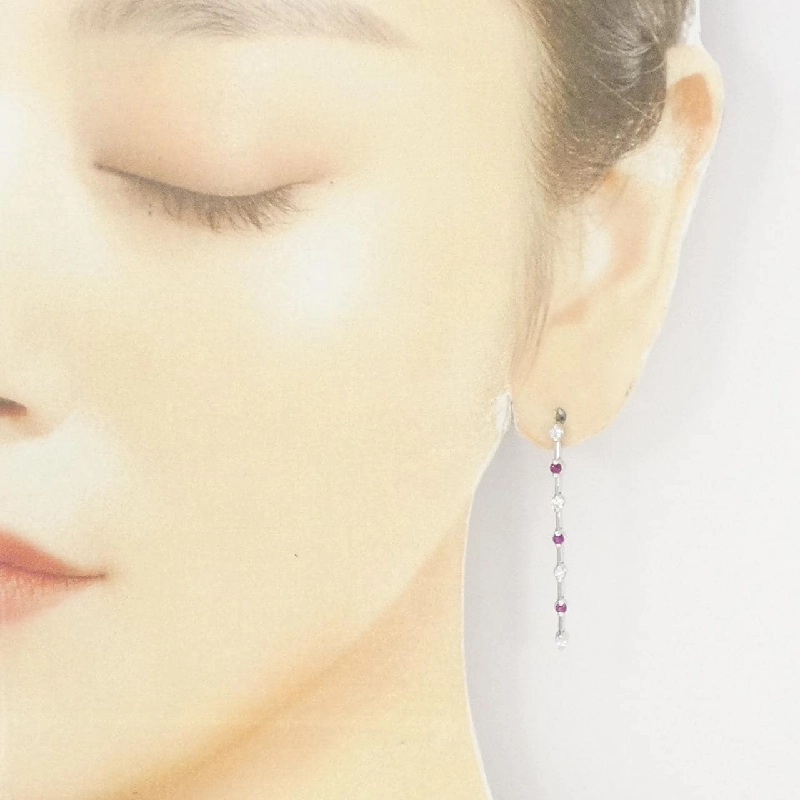 K14WG Bông tai Ruby - Hàng hiệu Chính hãng 871659