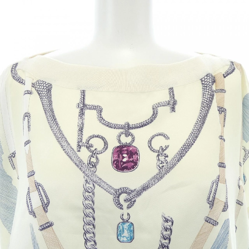 HERMES ETUDE POUR UNE PRAURE DE GALA ツイルレーヌ. Áo len - Hàng hiệu Chính hãng 826635