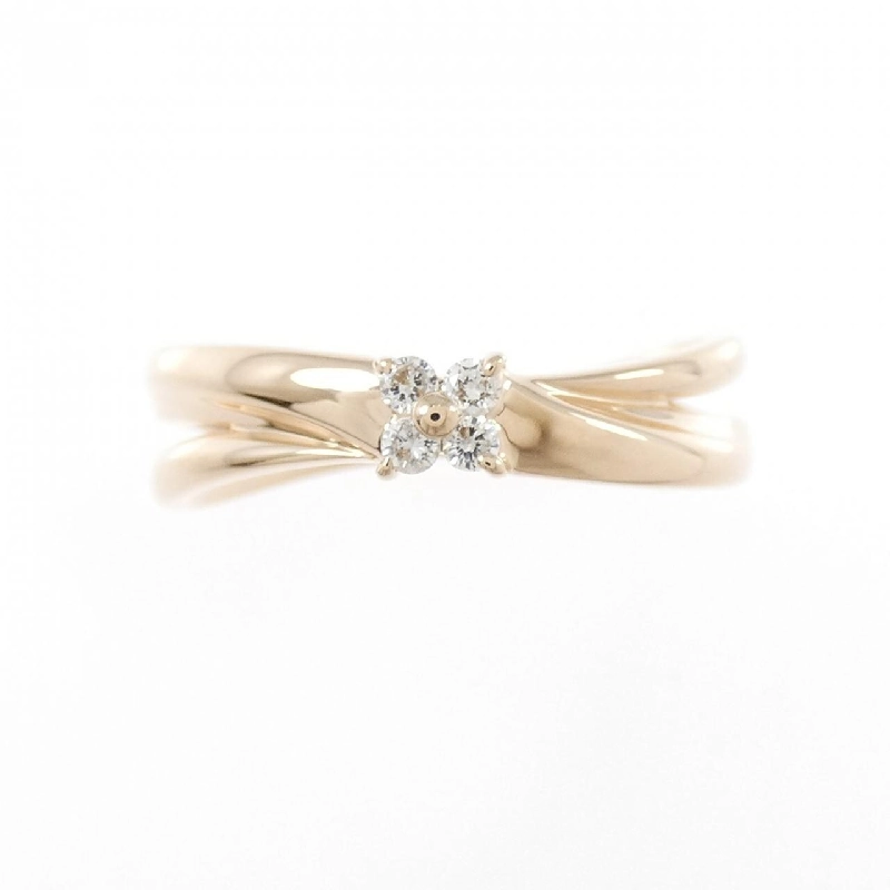 Nhẫn kim cương hoa K18PG 0.06CT - Hàng hiệu Authentic 849492