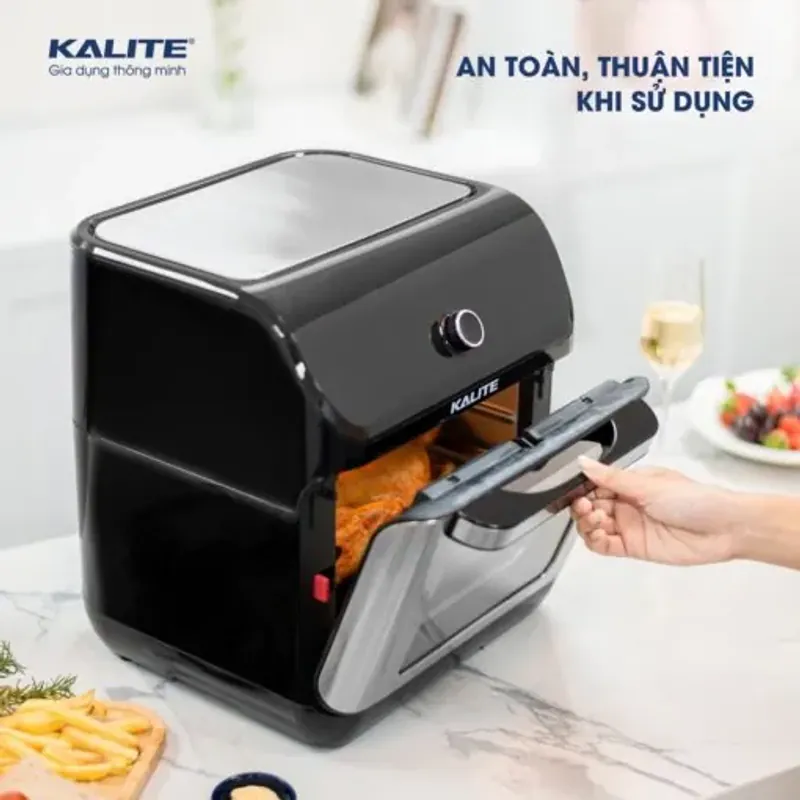 Nồi chiên không dầu Kalite KL-1200 dung tích 12L chính hãng, giảm 95% chất béo, mới 100% 573185