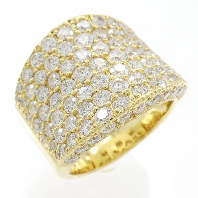 Nhẫn kim cương K18YG 3.33CT 673417