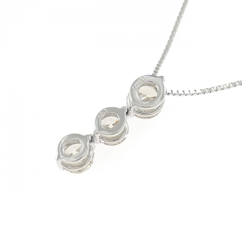 Dây chuyền kim cương ba viên PT900/PT850 1.00CT - Hàng hiệu Chính hãng 857315