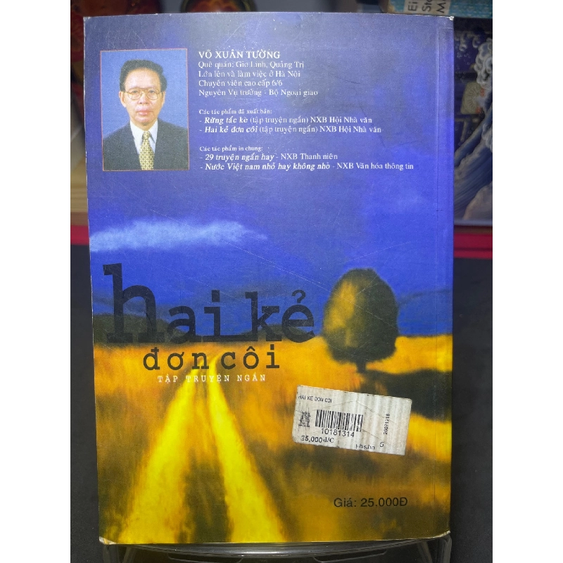 Hai kẻ đơn côi 2007 mới 70% ố bẩn nhẹ Võ Xuân Tường HPB0906 SÁCH VĂN HỌC 915197