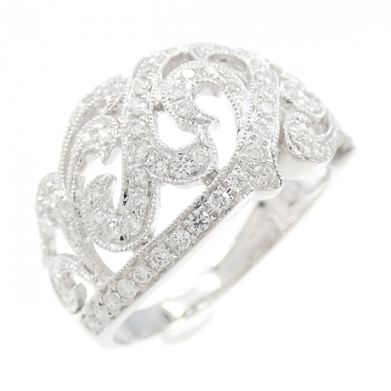 Nhẫn kim cương K18WG 0.50CT 667166