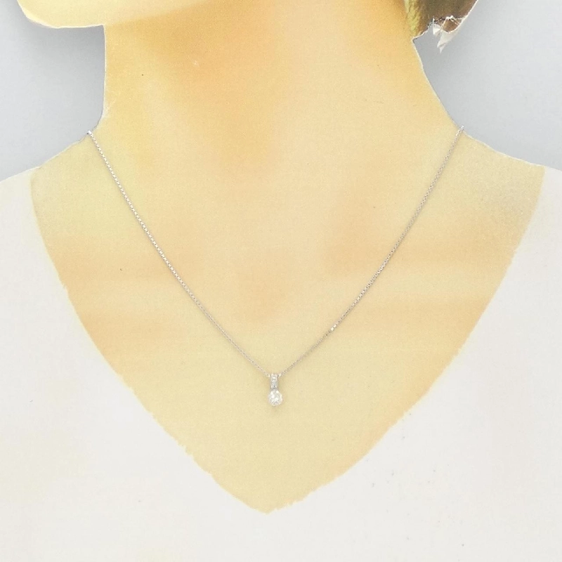 Dây chuyền kim cương PT 0.44CT - Hàng hiệu Chính hãng 863225