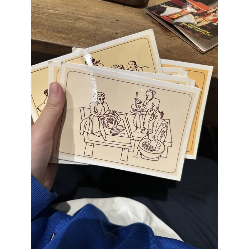 Bộ postcard Tranh khắc gỗ Việt Nam đầu thế kỷ 20 701754