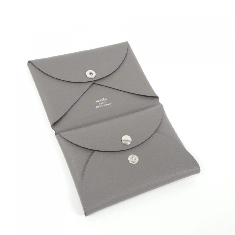 【Sản phẩm chưa sử dụng】Ví tiền Hermes Calvi Duo 085238CK 619351