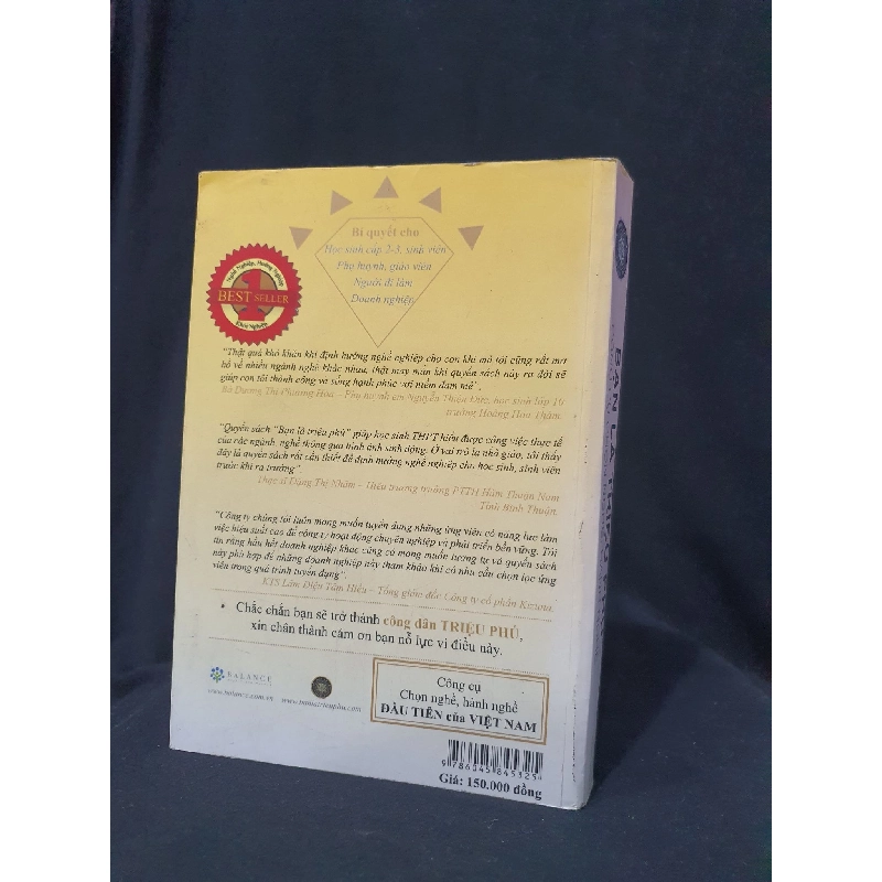 Bạn là triệu phú công cụ chọn nghê hành nghê mới 90% 2015 -HCM205 Thu Hằng Vũ Tâm Tuyết Minh SÁCH KỸ NĂNG 923907