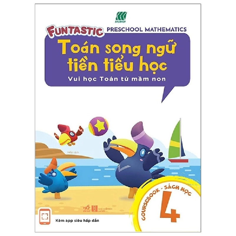 Toán song ngữ tiền tiểu học - sách học 4 - Sasbadi 2019 New 100% HCM.PO 30349