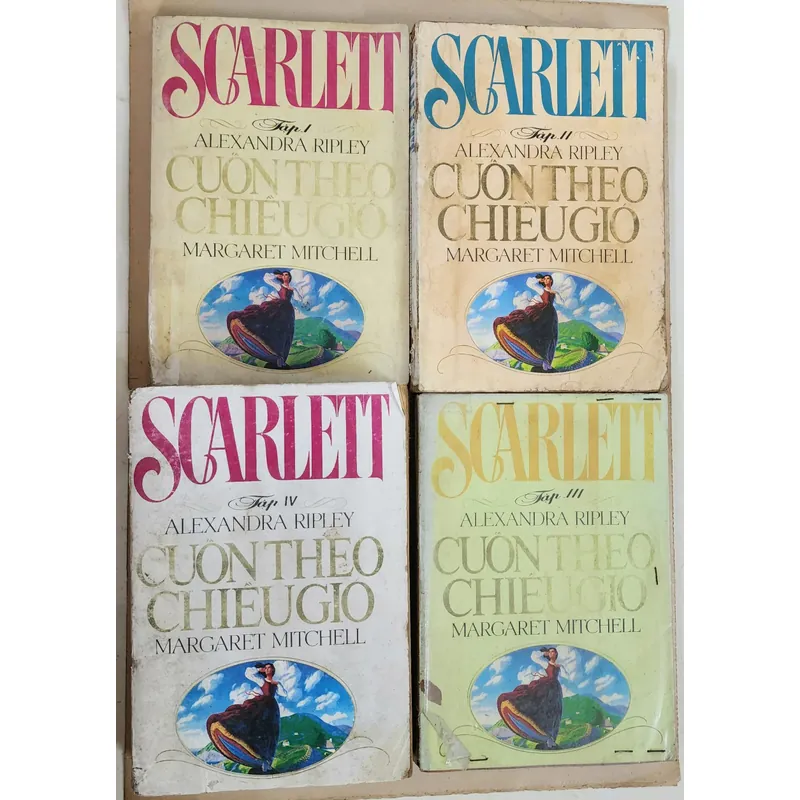 HẬU CUỐN THEO CHIỀU GIÓ, tác giả Alexandra Ripley, trọn bộ 4 tập 703585