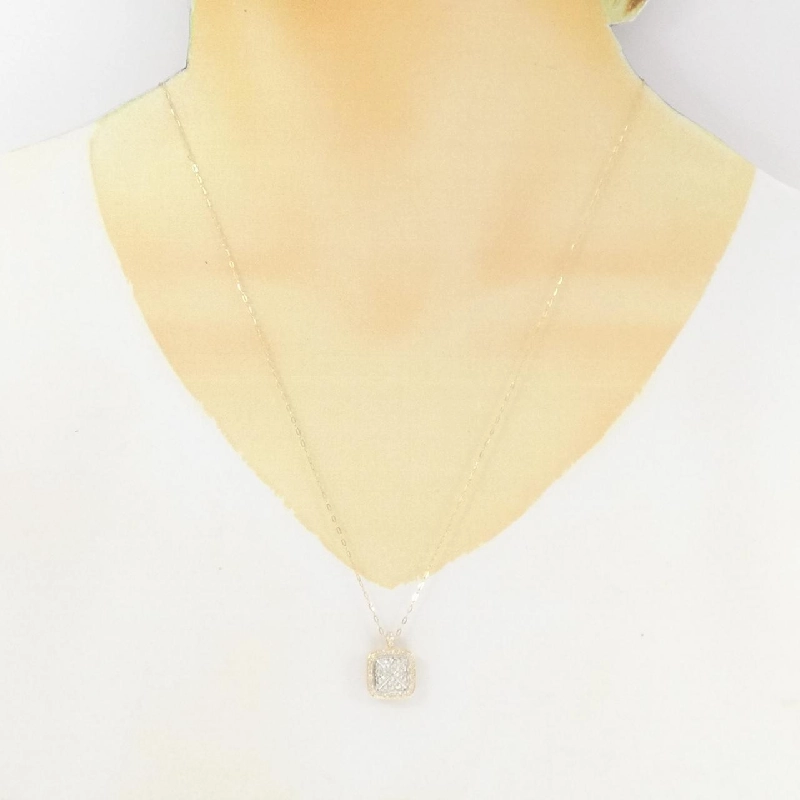 K18YG/K18WG Dây chuyền kim cương 0.43CT - Hàng hiệu Chính hãng 848108