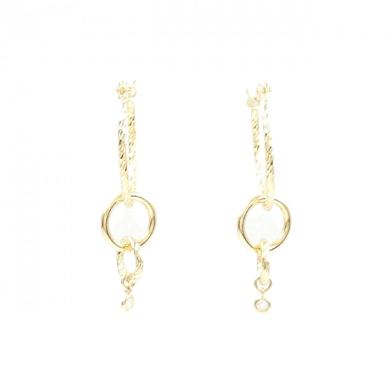 K18YG 2WAY Bông tai kim cương - Hàng hiệu Chính hãng 871567