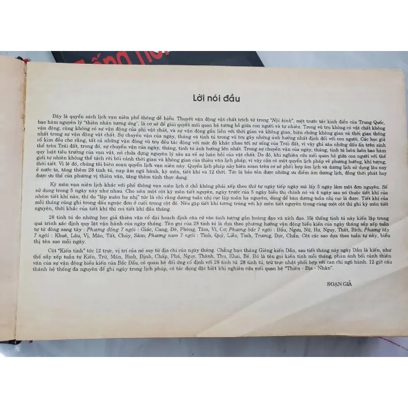 Sách lịch vạn niên (dịch học phổ thông ) 783790