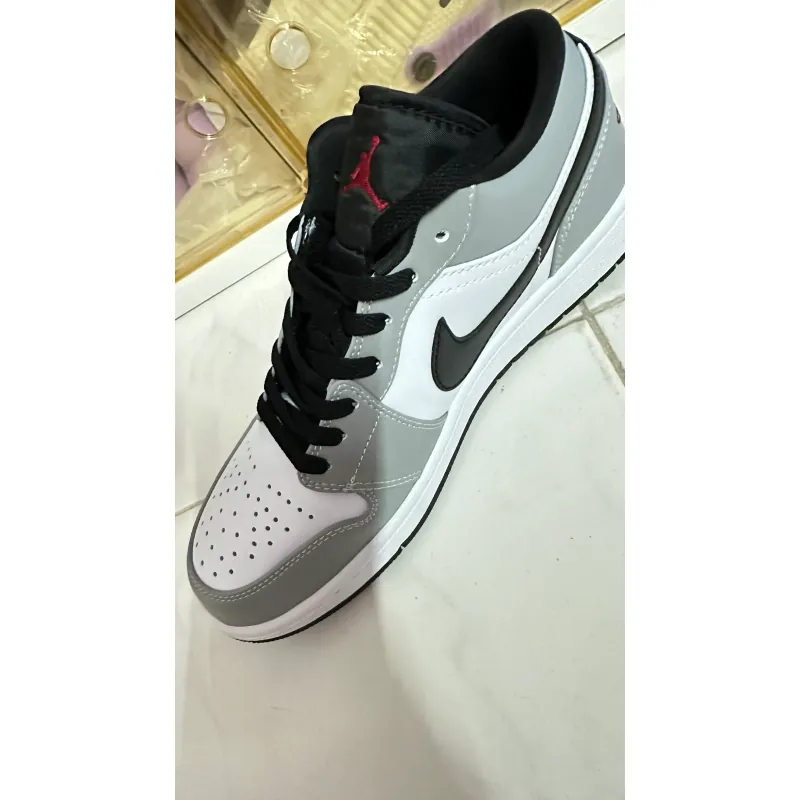 Giày thể thao Jordan cao cổ màu xám đen trắng, thể thao nam nữ 925335