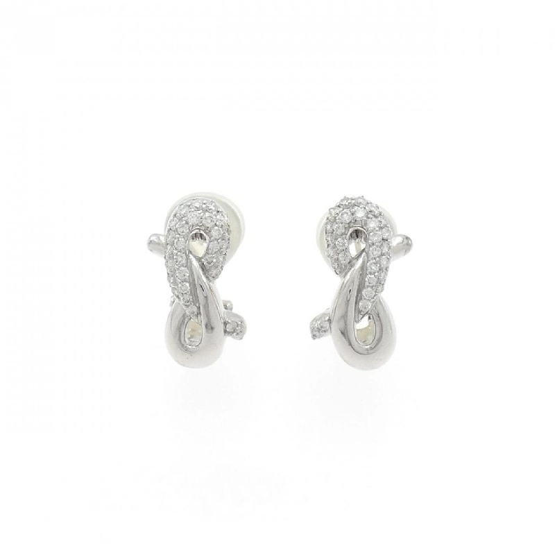 K18WG Bông tai/Khuyên tai Kim cương 0.50CT - Hàng hiệu Chính hãng 875983