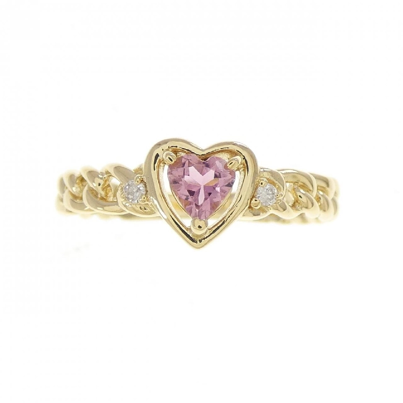 Nhẫn Tourmaline Hình Trái Tim K18YG - Hàng hiệu Chính hãng 852043