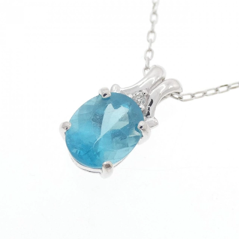 K18WG Apatite Necklace 1.01CT - Hàng hiệu Chính hãng 861696