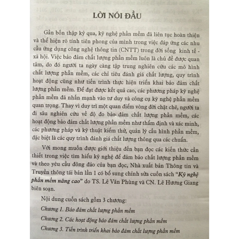 KỸ NGHỆ PHẦN MỀM NÂNG CAO 482461