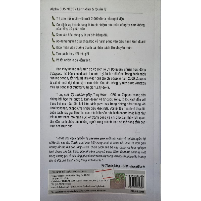 Tỷ phú bán giày 1087