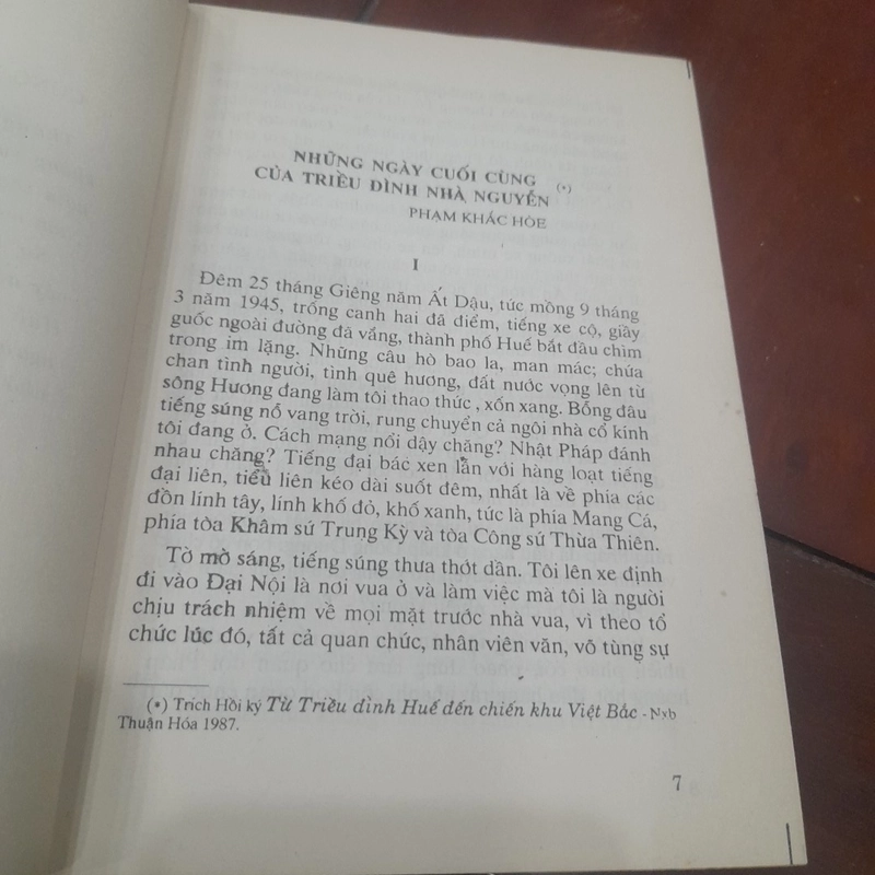Trần Huy Liệu, Phạm Khắc Hòe - NHỮNG NGÀY CUỐI CÙNG CỦA TRIỀU NGUYỄN 475178