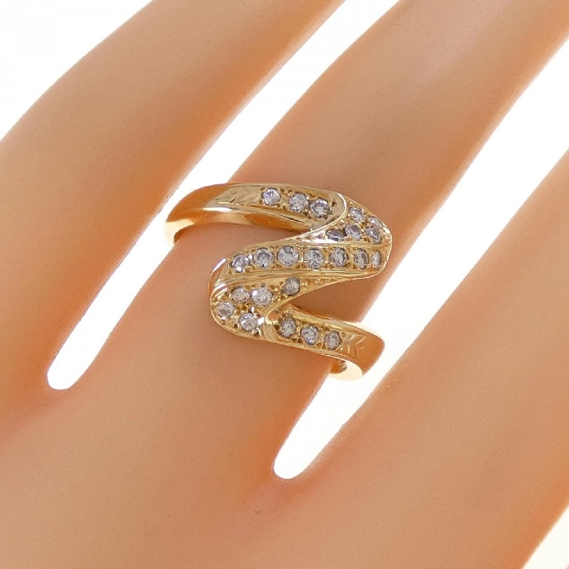 Nhẫn kim cương K18YG 0.24CT 666025