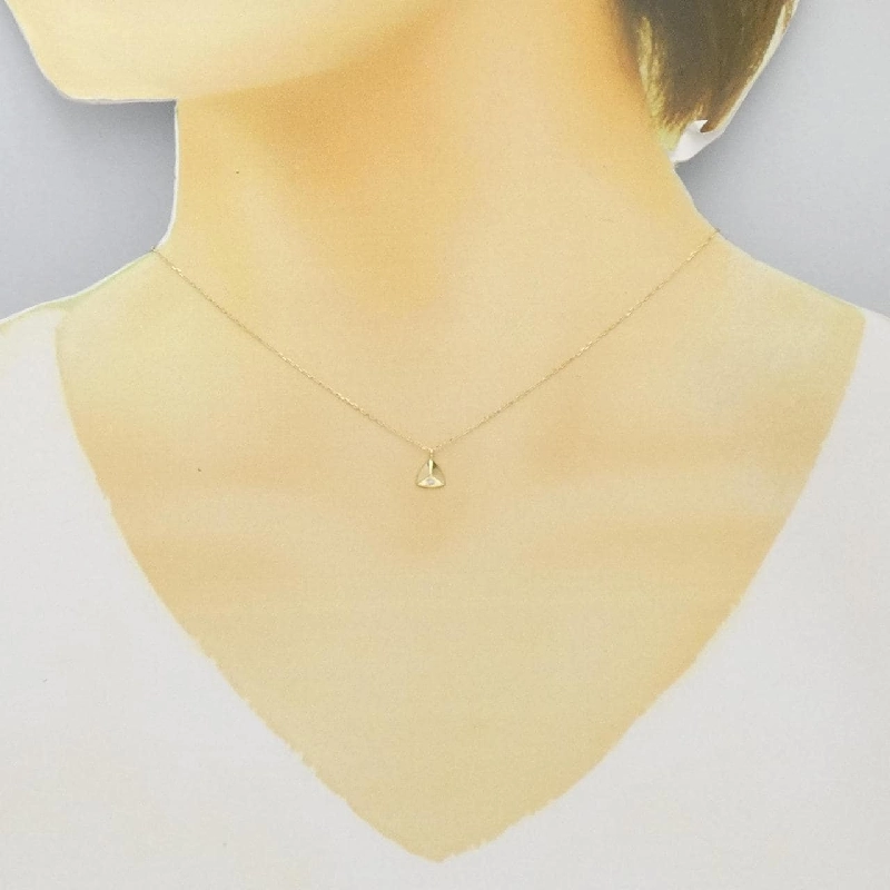 K18YG Dây chuyền kim cương 0.01CT - Hàng hiệu Chính hãng 863961