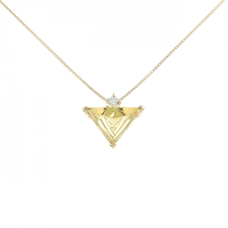 K18YG Mặt dây chuyền Citrine 1.92CT - Hàng hiệu Chính hãng 867365