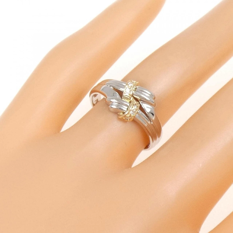 Nhẫn kim cương PT900/K18YG 0.04CT 669375