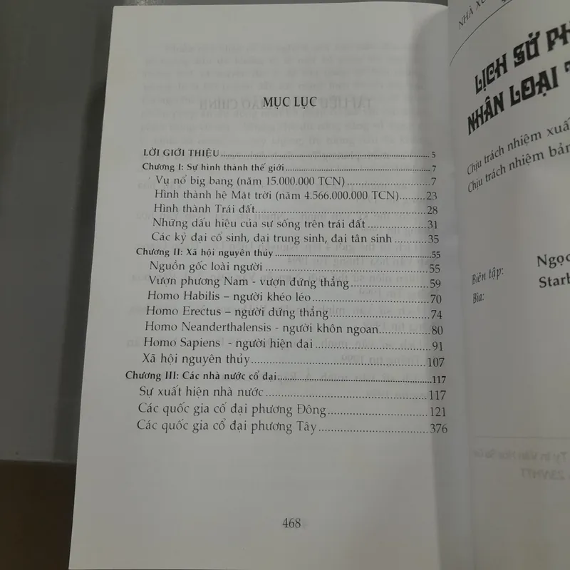 LỊCH SỬ PHÁT TRIỂN NHÂN LOẠI THỜI CỔ ĐẠI - ĐĂNG TRƯỜNG, LÊ MINH 712385