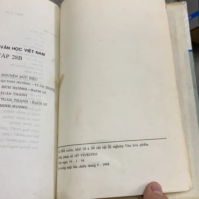 Tổng tập văn học việt nam. Tập 28b 757716