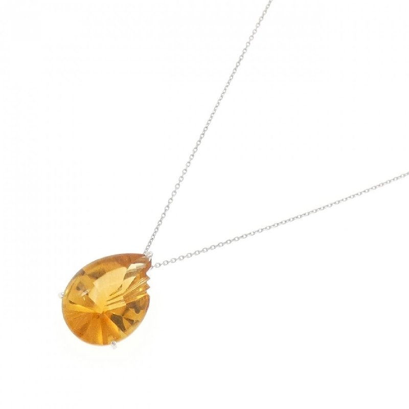 Dây chuyền Citrine PT900/PT850 9.61CT - Hàng hiệu Chính hãng 862402