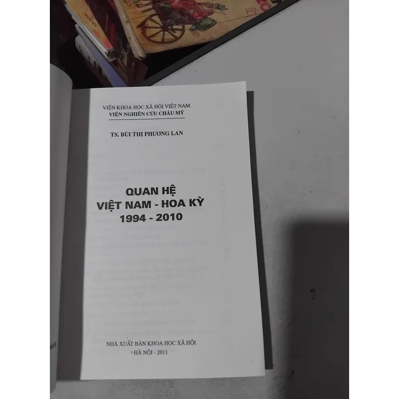 Quan hệ Việt Nam - Hoa Kỳ 1994 - 2010 của TS Bùi Thị Phương Lan  1067843