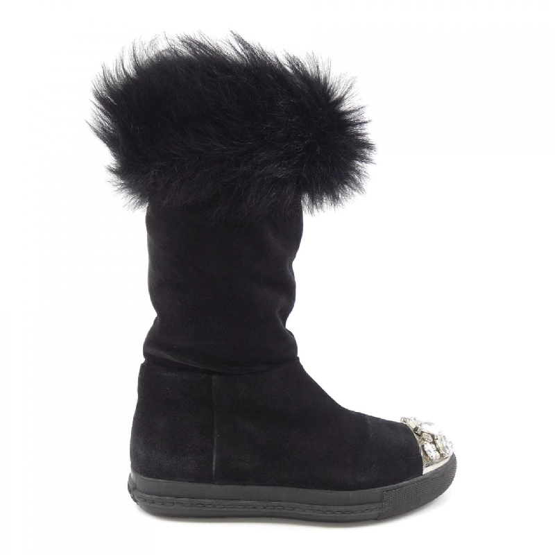 【Khuyến mãi】Giày bốt MIU MIU 664644