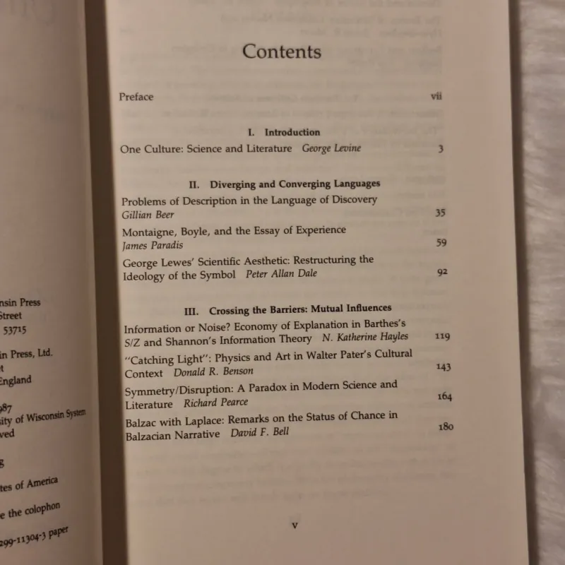 George Levine - One Culture: Essays in Science and Literature 782809