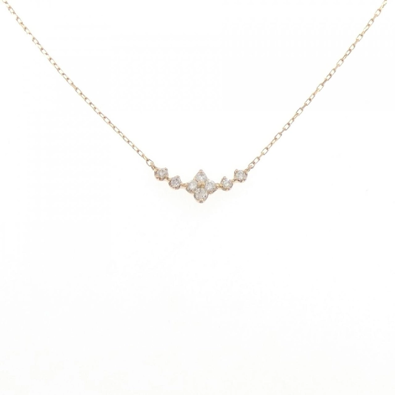 Dây chuyền kim cương hoa Kumikyoku 0.13CT - Hàng hiệu Authentic 839623