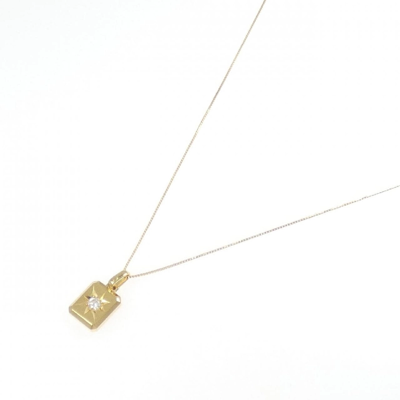 K18YG Dây chuyền kim cương 0.14CT - Hàng hiệu Authentic 859319