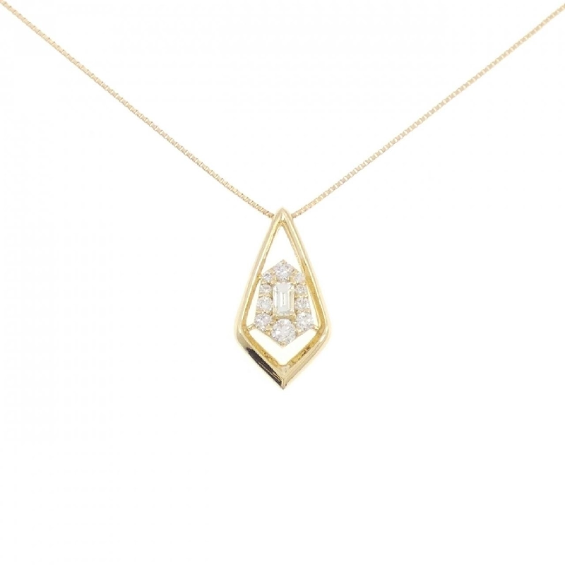 K18YG Dây chuyền kim cương 0.25CT - Hàng hiệu Authentic 865946