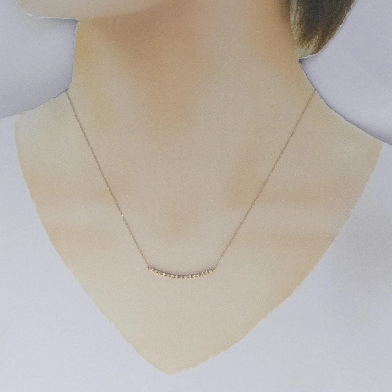 K18PG Dây chuyền kim cương 0.10CT - Hàng hiệu Chính hãng 860148