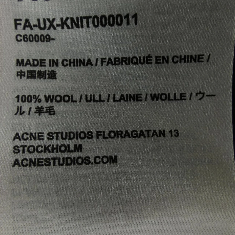 ACNE STUDIOS FA-UX-KNIT000011 Áo len - Hàng hiệu Chính hãng 890270