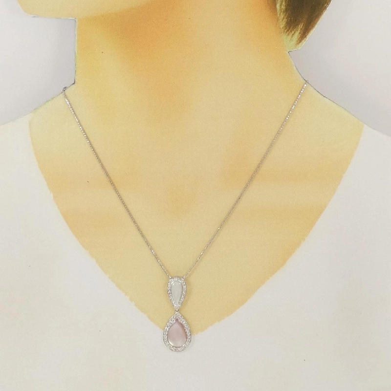 K18WG/750WG Mẹo trai Necklace - Hàng hiệu Authentic 858459