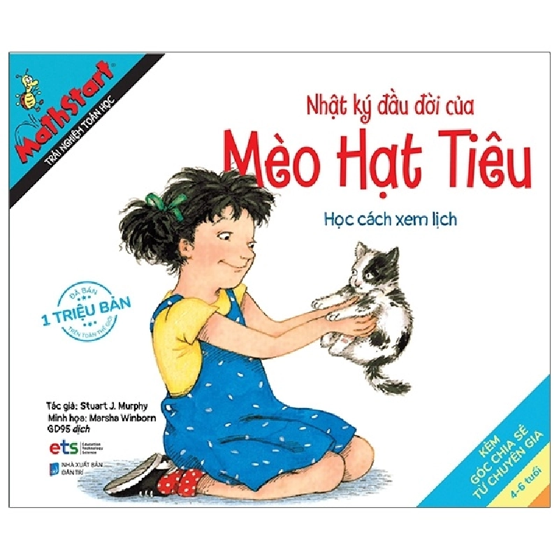 Mathstart Trải Nghiệm Toán Học: Nhật Ký Đầu Đời Của Mèo Hạt Tiêu (2021) - Stuart J Murphy, Marsha Winborn 744187