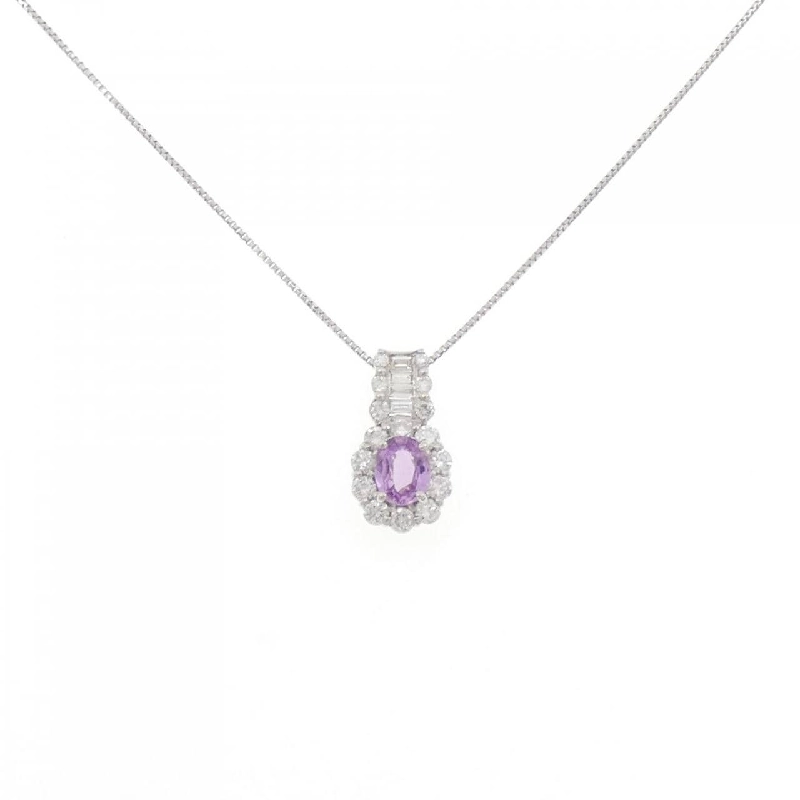 Dây chuyền Sapphire PT900/PT850 0.41CT - Hàng hiệu Chính hãng 861971