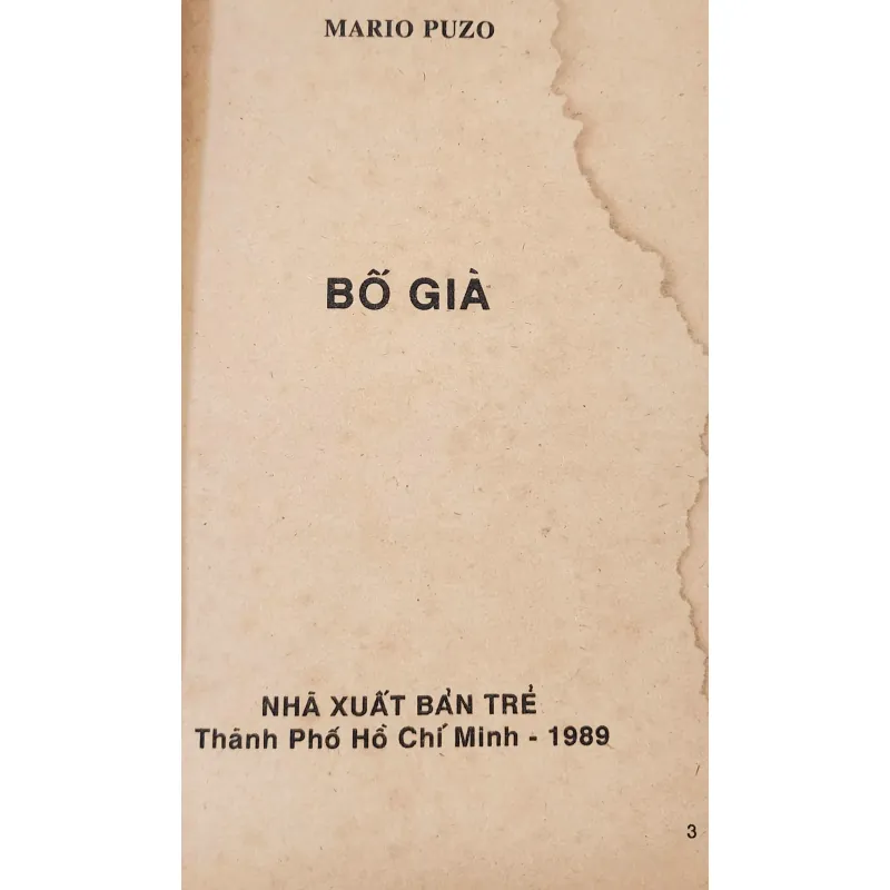 Tác phẩm văn học kinh điển: BỐ GIÀ (Mario Puzo) 993785