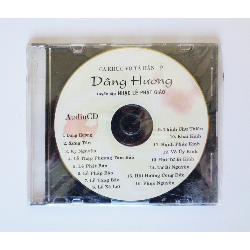 Đĩa Audio CD Ca khúc Võ Tá Hân 9 - Dâng Hương 71660