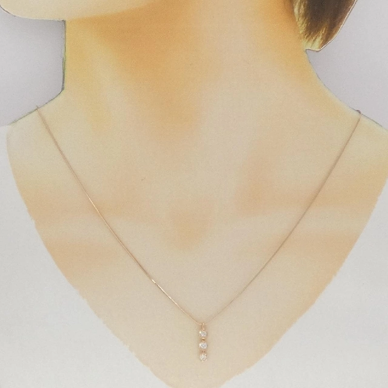 Dây chuyền kim cương Trilogy 0.15CT - Hàng hiệu Authentic 840518