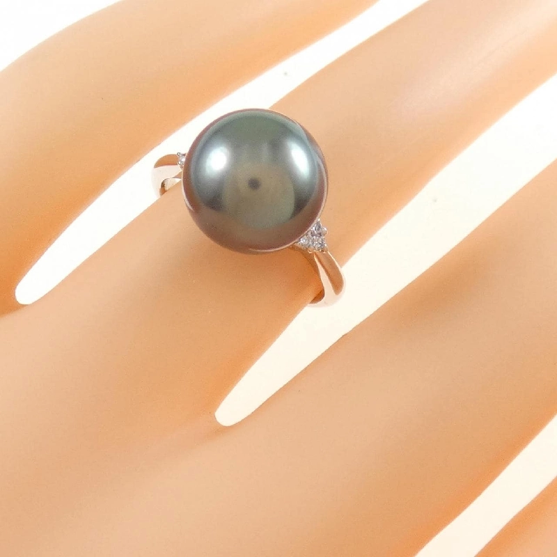 Nhẫn ngọc trai đen PT900 10.4mm 670355